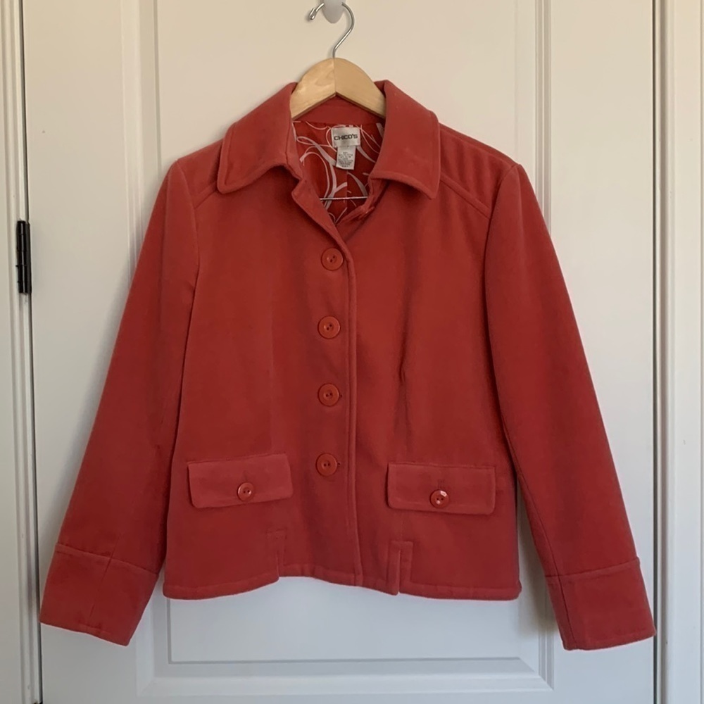 Chico’s Women’s Lightweight Jacket Melon M